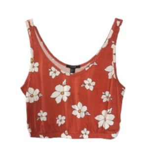 NWT Forever21 Misses Sleeveless Crop Top Size L